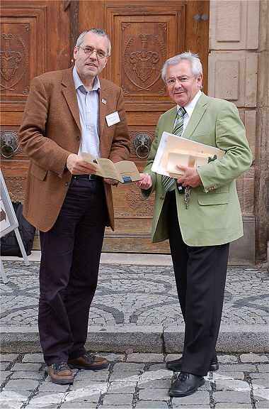 Prof. Ulrich Großmann und Bürgermeister Manfred Raum