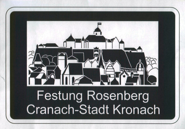 Hinweisschild an der neuen Autobahn