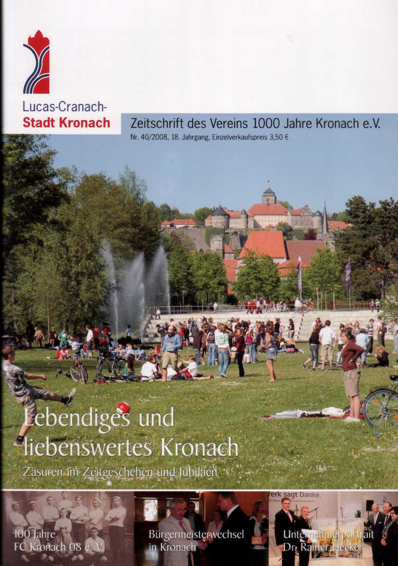 Neue Zeitschrift „1000 Jahre Kronach“ erschienen
