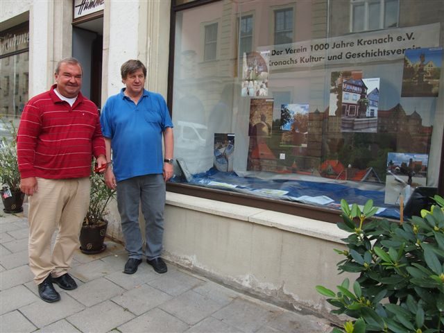 Schaufenster von 1000-Jahre-Kronach e.V.