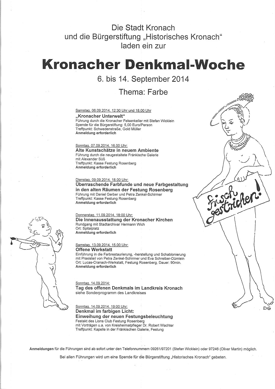 Kronacher Denkmalwoche
