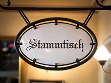 Stammtisch -Wir freuen uns auf Ihren Besuch!
