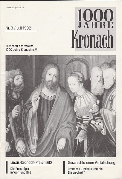 Die Zeitschrift des Vereins 1000 Jahre Kronach  im Jubiläumsjahr