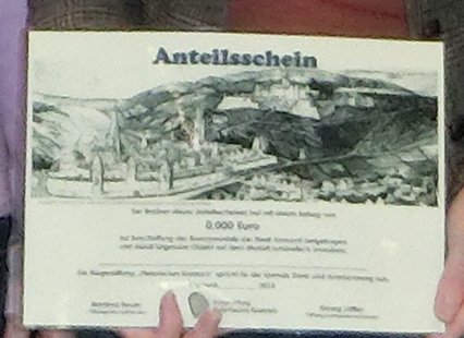 Stifterversammlung startet Werbekampagne für Bronzemodell