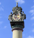 Errichtung der Ehrensäule am Melchior-Otto-Platz