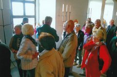 Kronacher Besucher bei der Führung