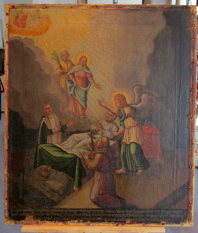 Votivbild des Viertelmeisters Johann Müller von 1697
