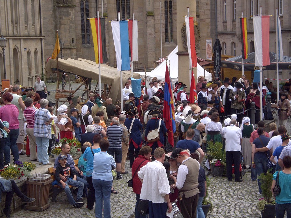 Historisches Stadtspektakel zu Kronach - Geprägt von Stadtvogt Hans Götz