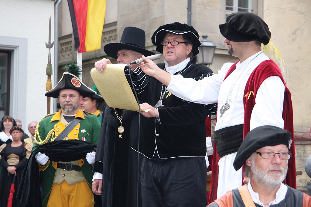 Historisches Stadtspektakel zu Kronach - Geprägt von Stadtvogt Hans Götz