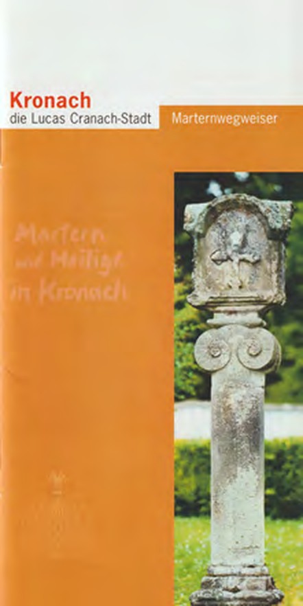Cover des Marternwegweisers – Martern und Heilige in Kronach